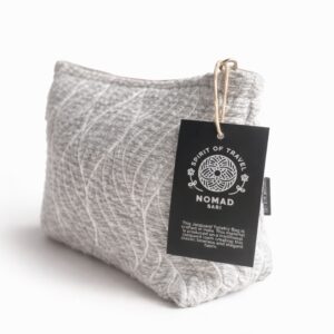 Nomad Sari Indian Jacquard Neceser - Moonlit Weave