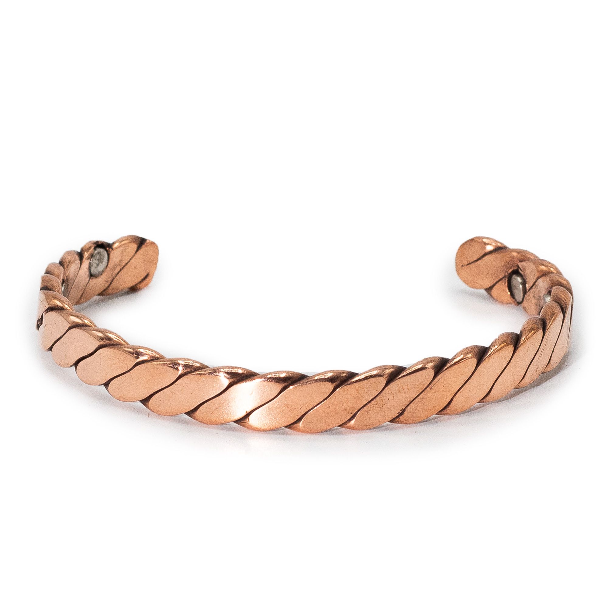 Pulseras Masculinas de Cobre Macizo con Imanes (surtidas) - Imagen 3