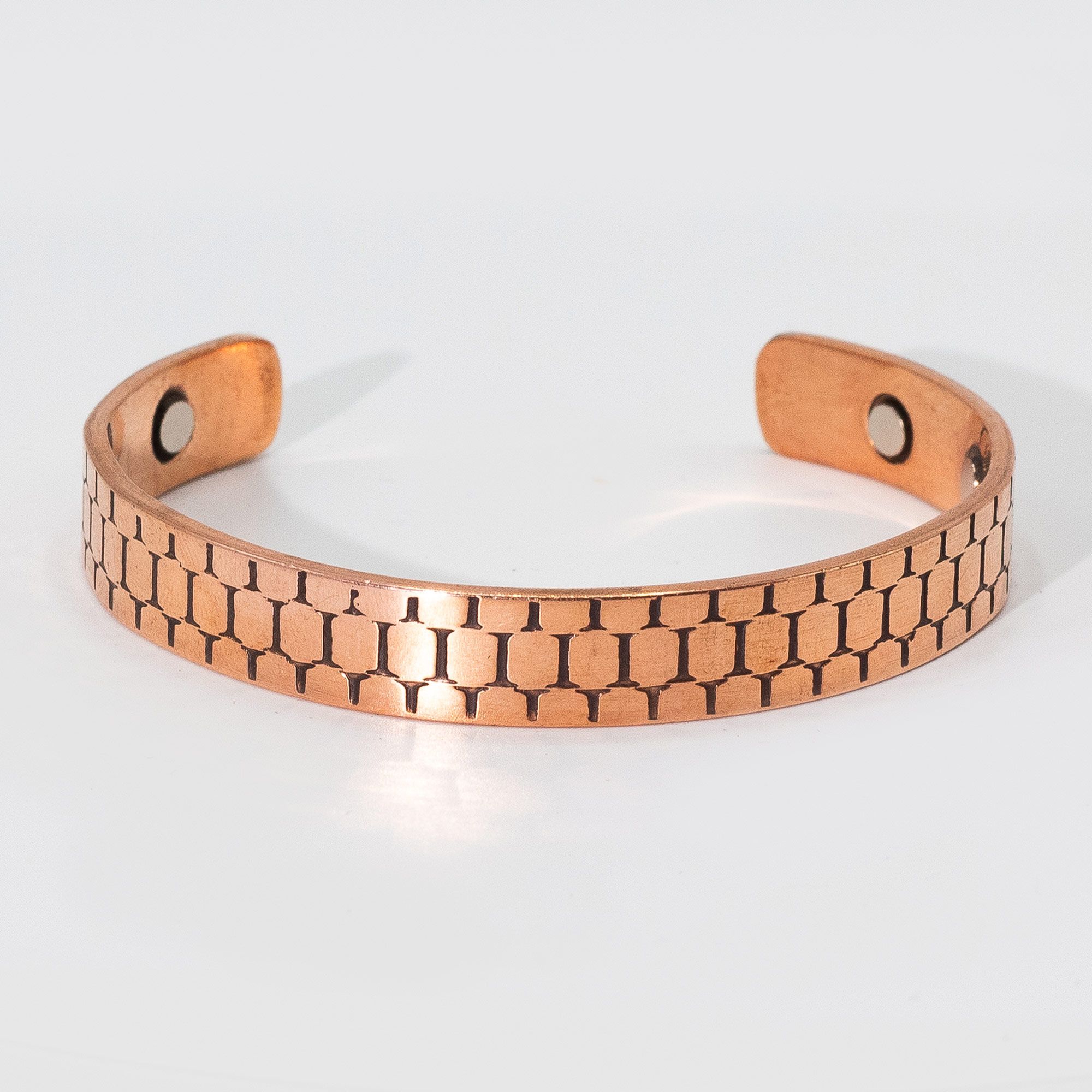 Pulseras Masculinas de Cobre Macizo con Imanes (surtidas) - Imagen 4