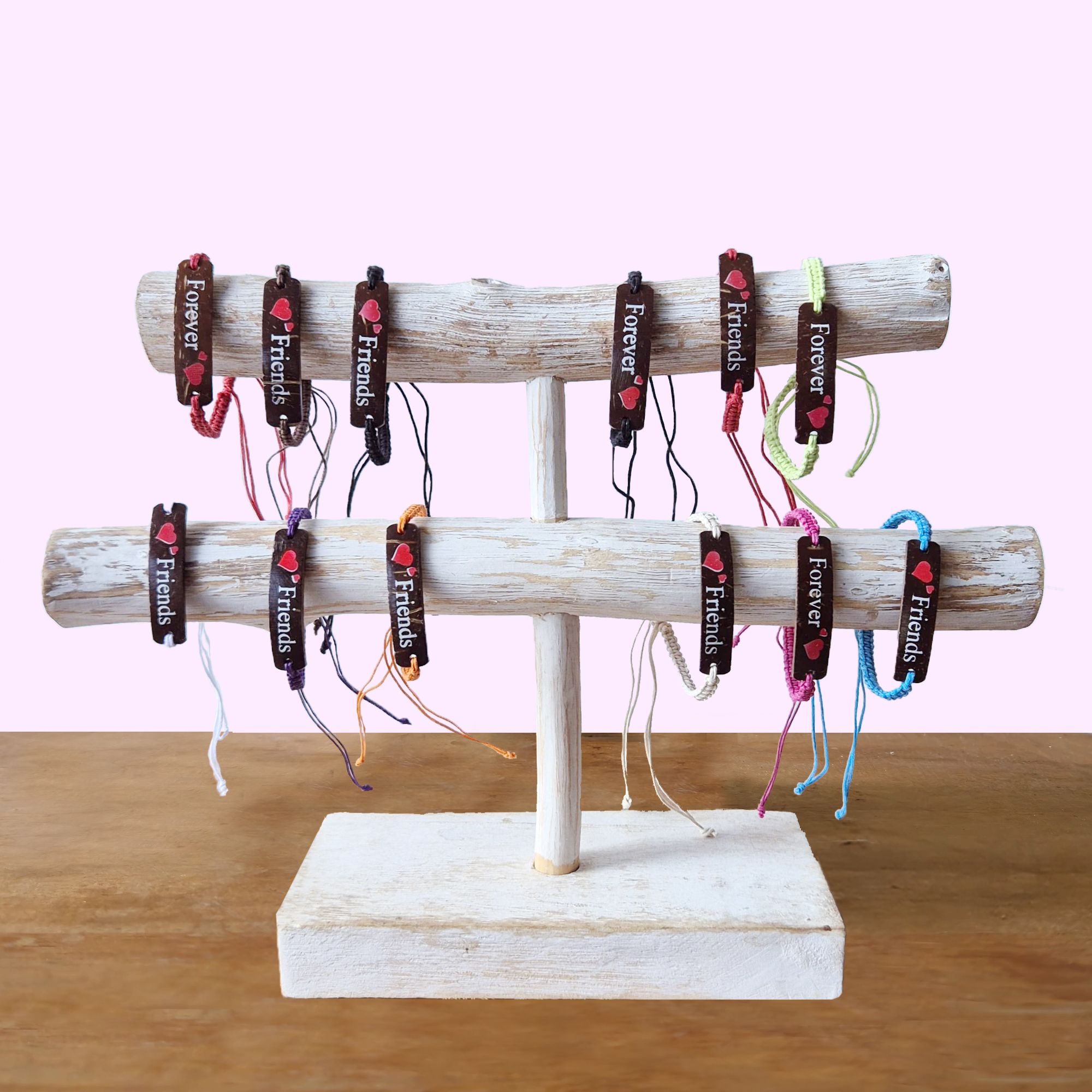 Pulseras de la Amistad Hechas a Mano - Amigos con Estampado de Coco (surtido) - Imagen 8