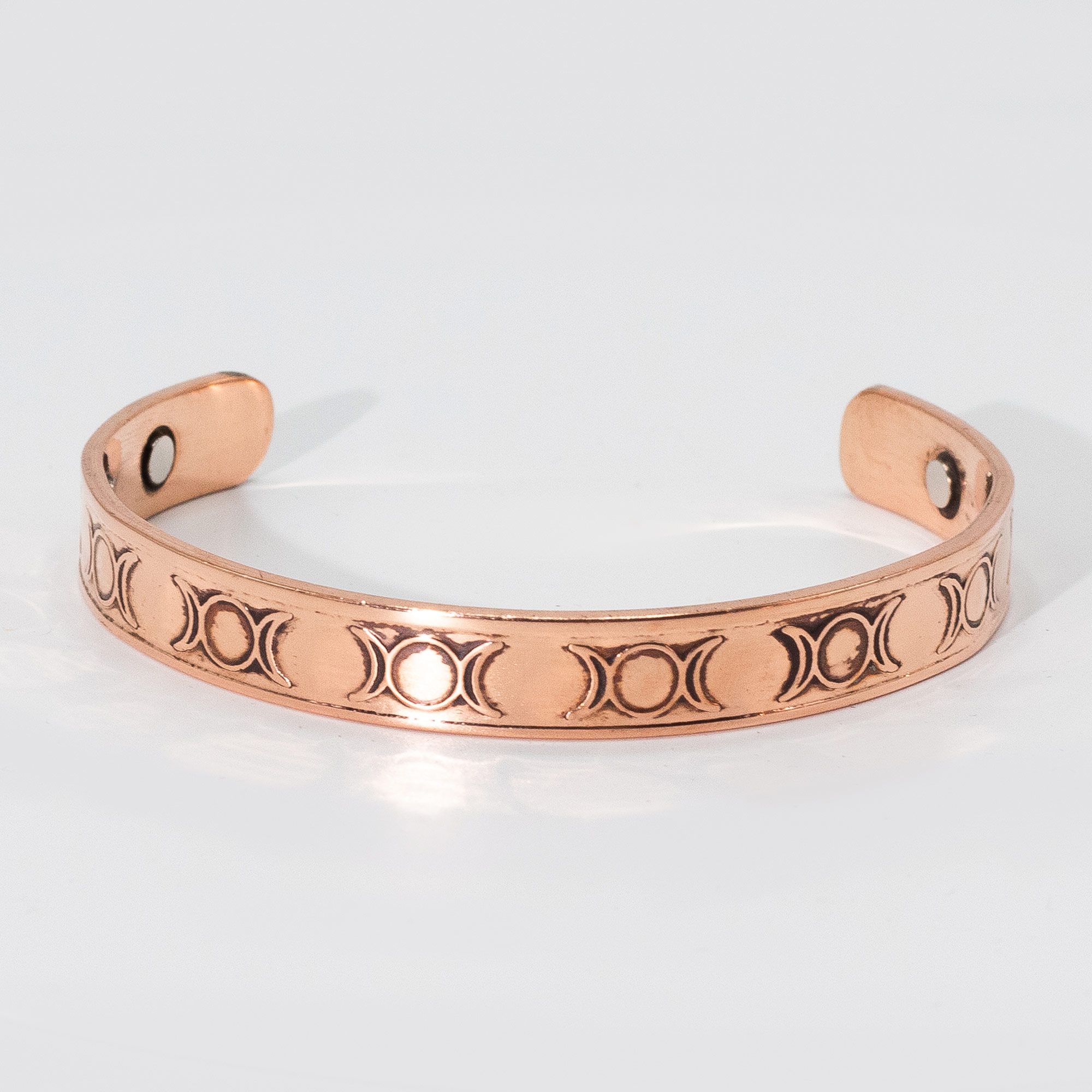 Pulseras Masculinas de Cobre Macizo con Imanes (surtidas)