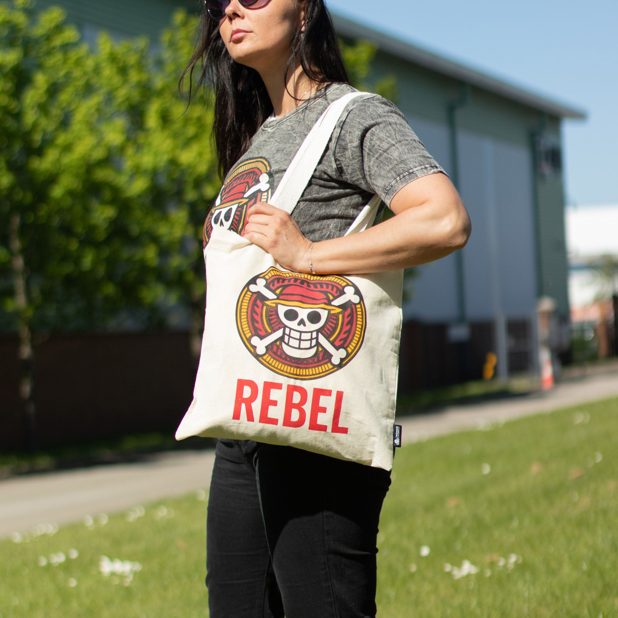 Nomad Sari Icónico Básico Bolso Tote - REBEL - Natural 4oz - Imagen 7