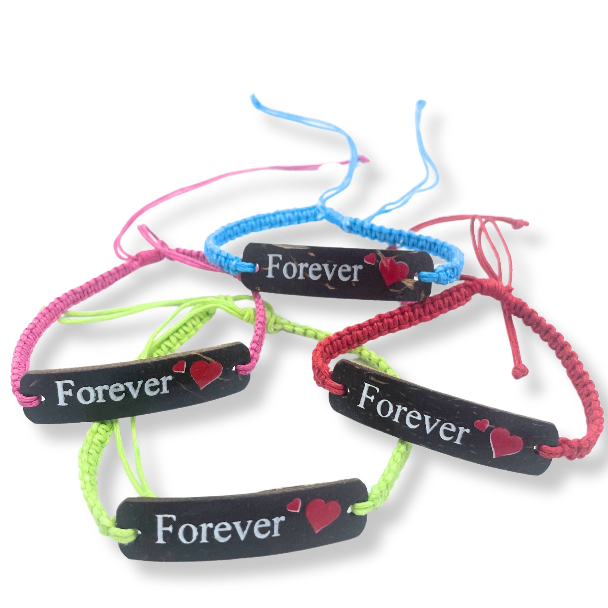 Pulseras de la Amistad Hechas a Mano - Amigos con Estampado de Coco (surtido) - Imagen 3