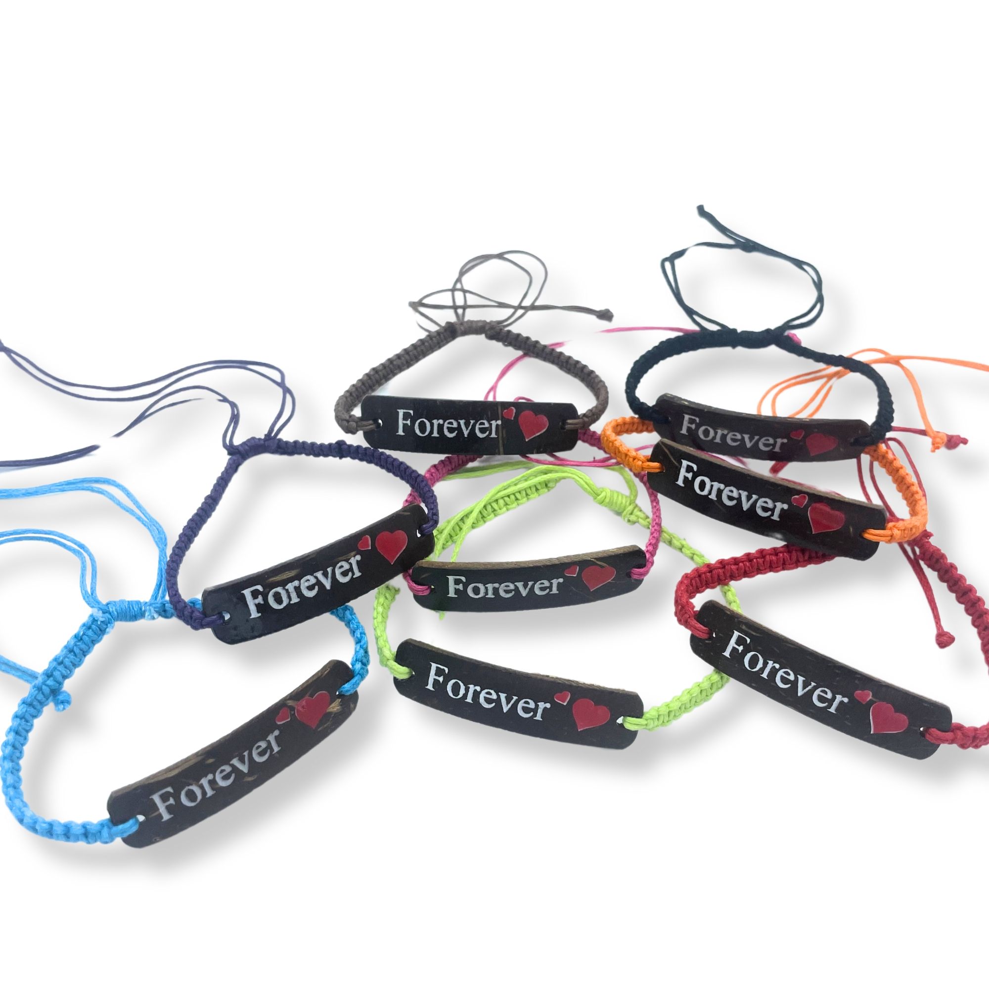 Pulseras de la Amistad Hechas a Mano - Amigos con Estampado de Coco (surtido) - Imagen 4