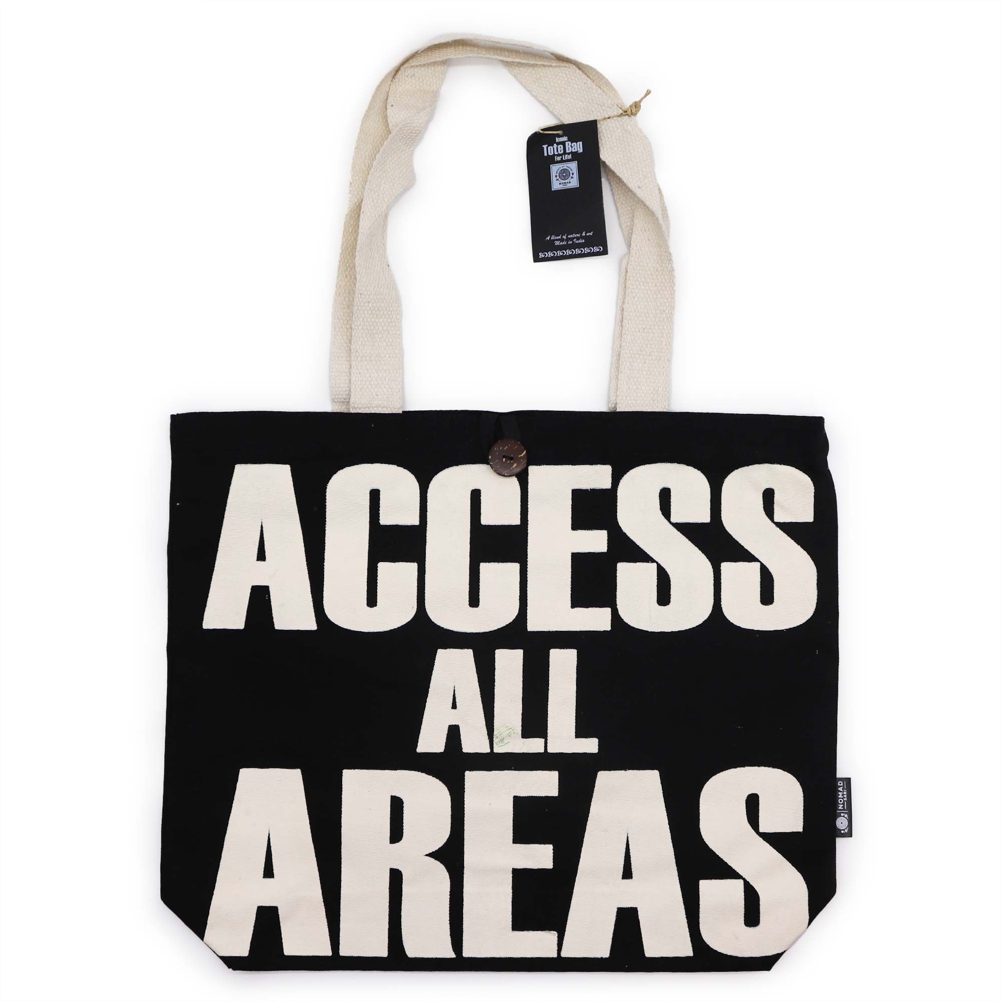 Bolso Básico Icónico - ACCESO A TODAS LAS ÁREAS -Negro natural 10 oz (36 x 43 x 10 cm) - Imagen 5