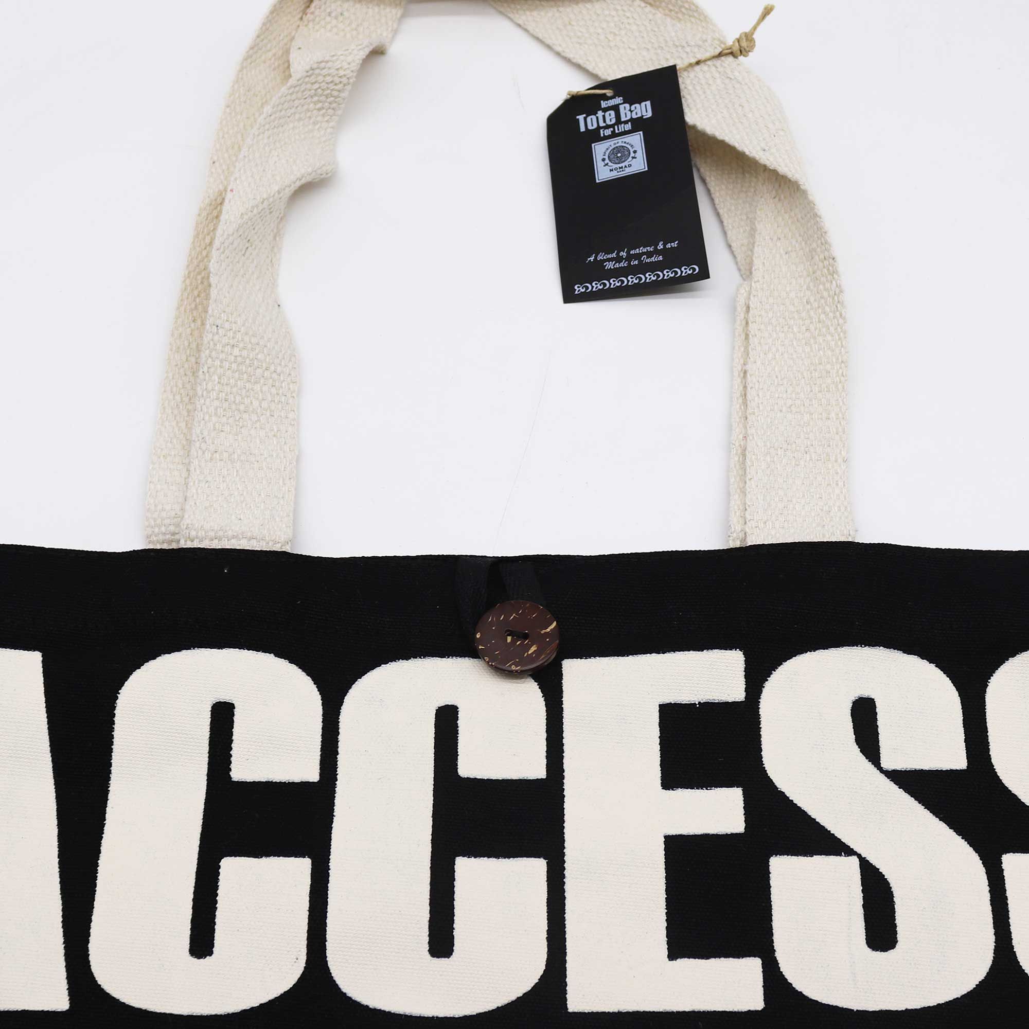 Bolso Básico Icónico - ACCESO A TODAS LAS ÁREAS -Negro natural 10 oz (36 x 43 x 10 cm) - Imagen 3