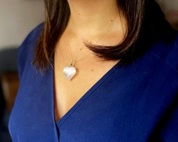 Colgante Corazón Selenita - Imagen 6