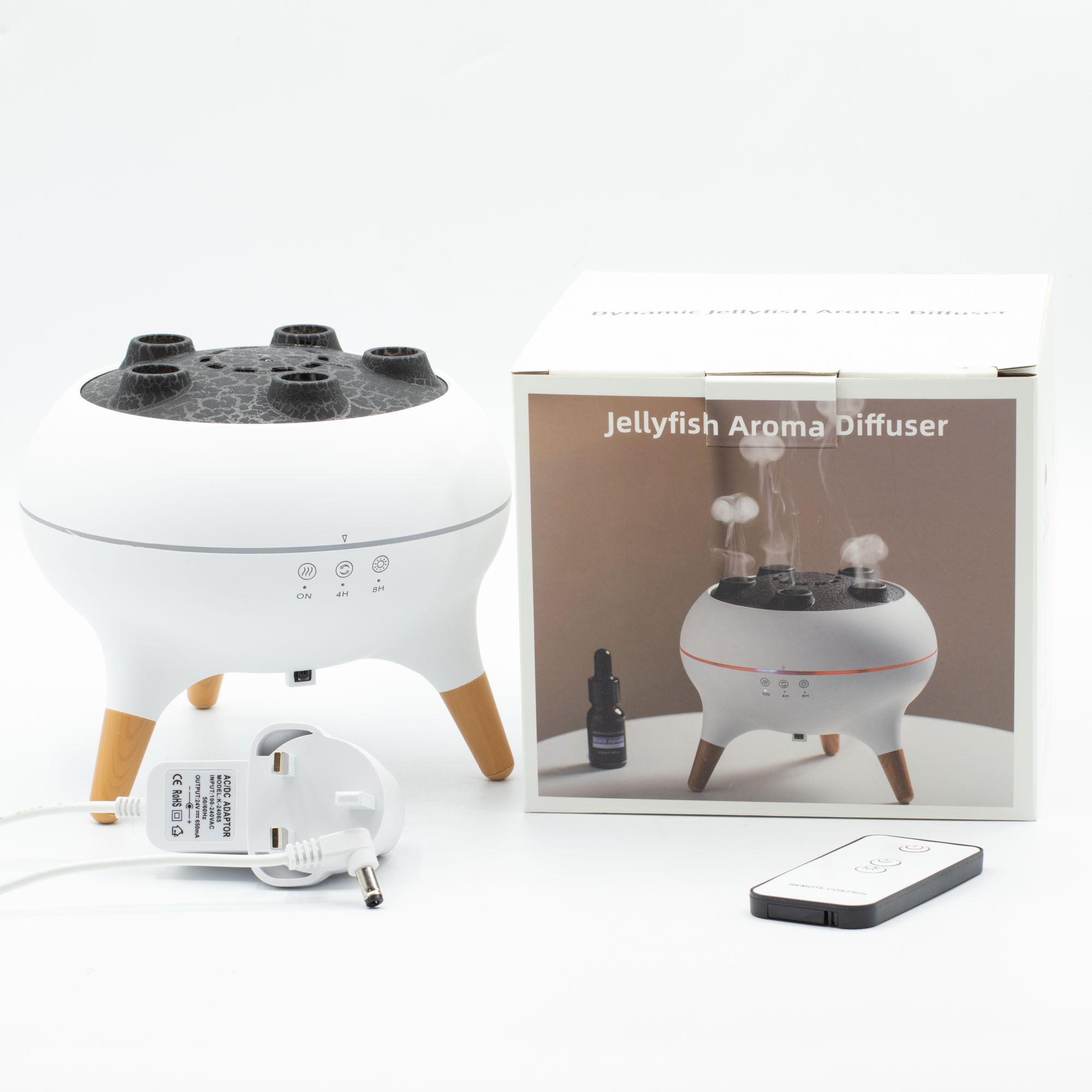 Difusor de aromas con efecto Jellyfish Puff y LED de cambio de color - Imagen 7