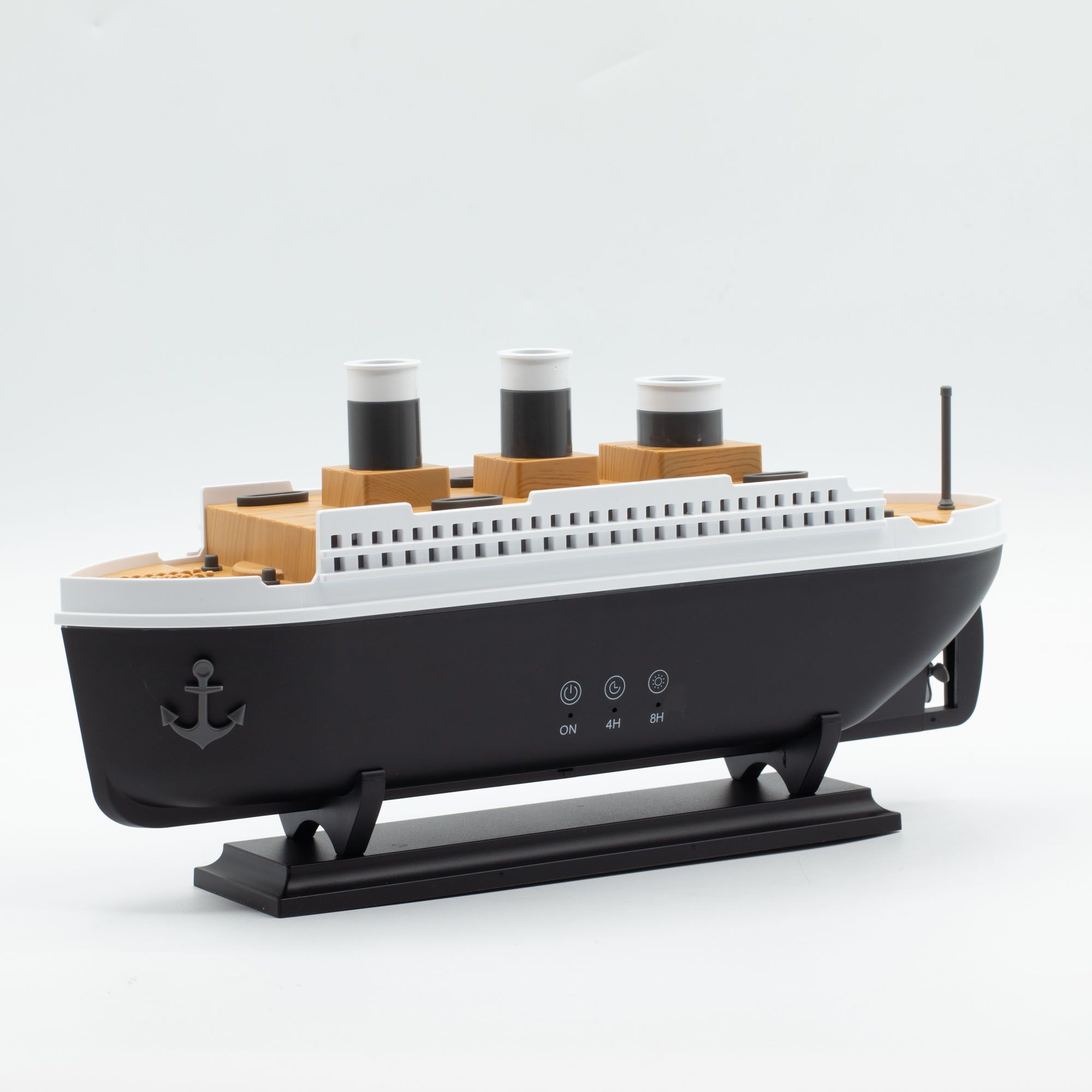Difusor de aromas con efecto de modelo de barco y LED que cambia de color - Imagen 2