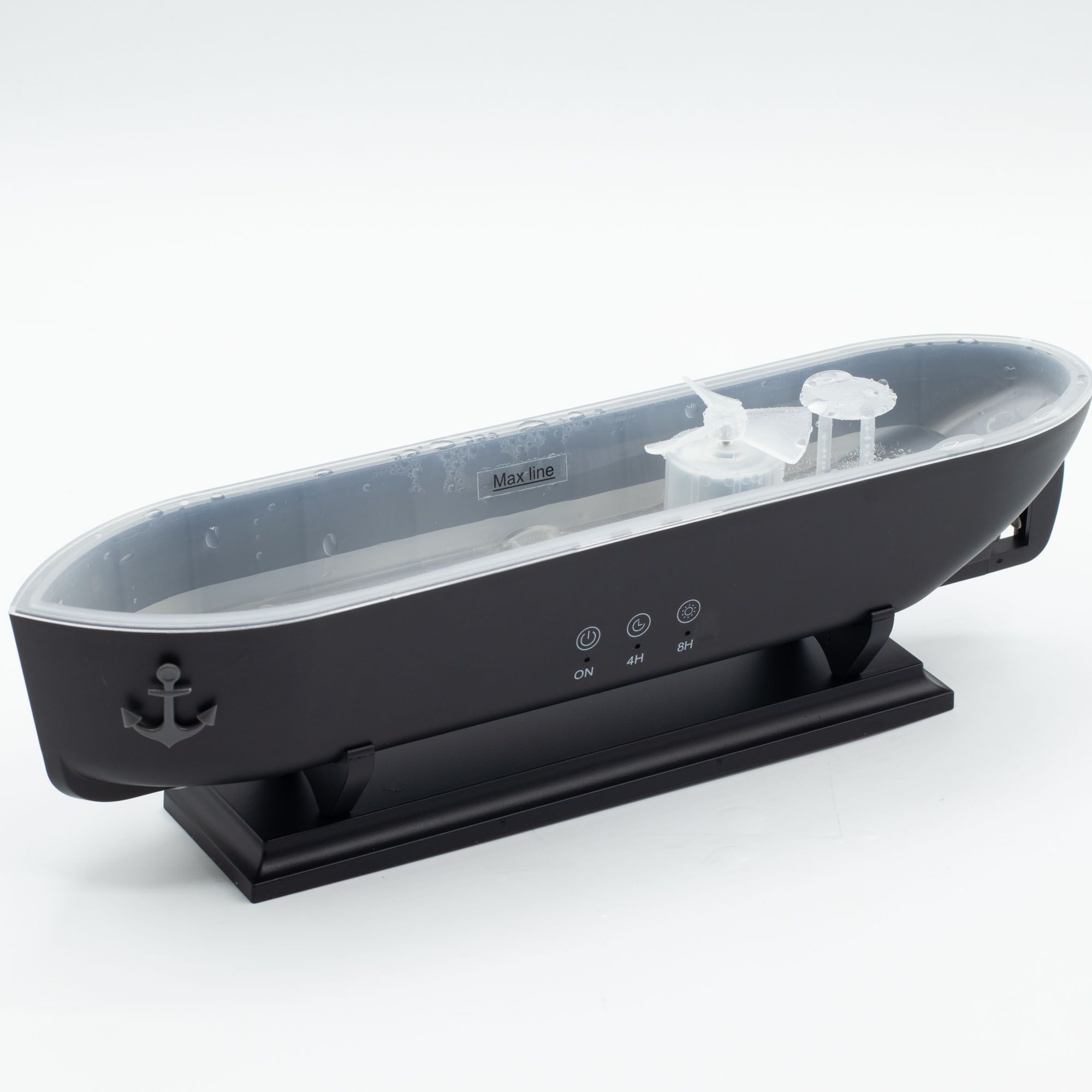 Difusor de aromas con efecto de modelo de barco y LED que cambia de color - Imagen 3