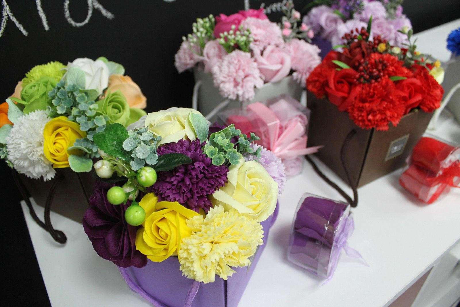 Bouquet Flores Jabón-Flores de Primavera - Imagen 7