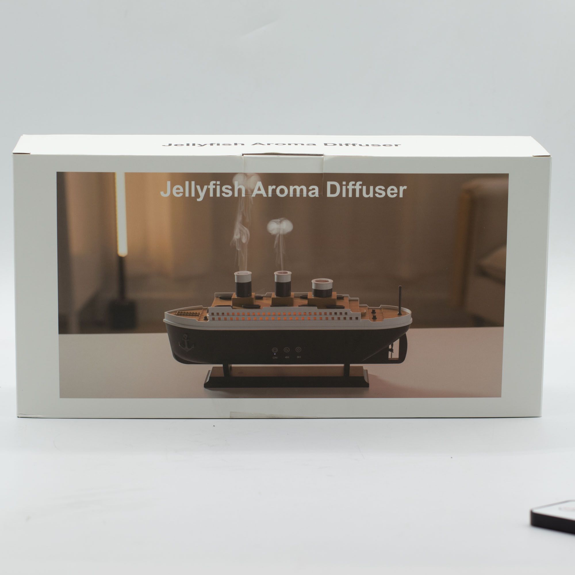 Difusor de aromas con efecto de modelo de barco y LED que cambia de color - Imagen 7