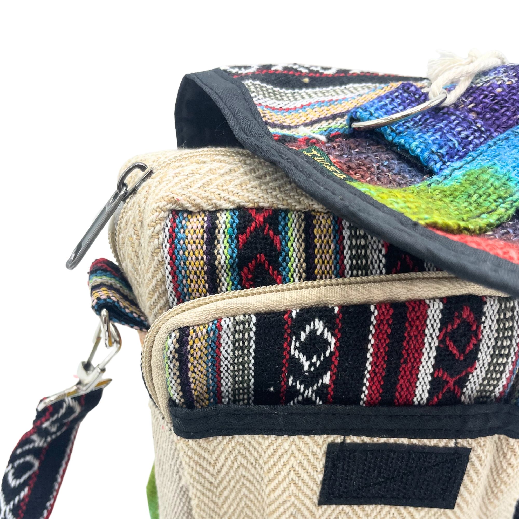 Bolso bandolera de cáñamo teñido - Imagen 3