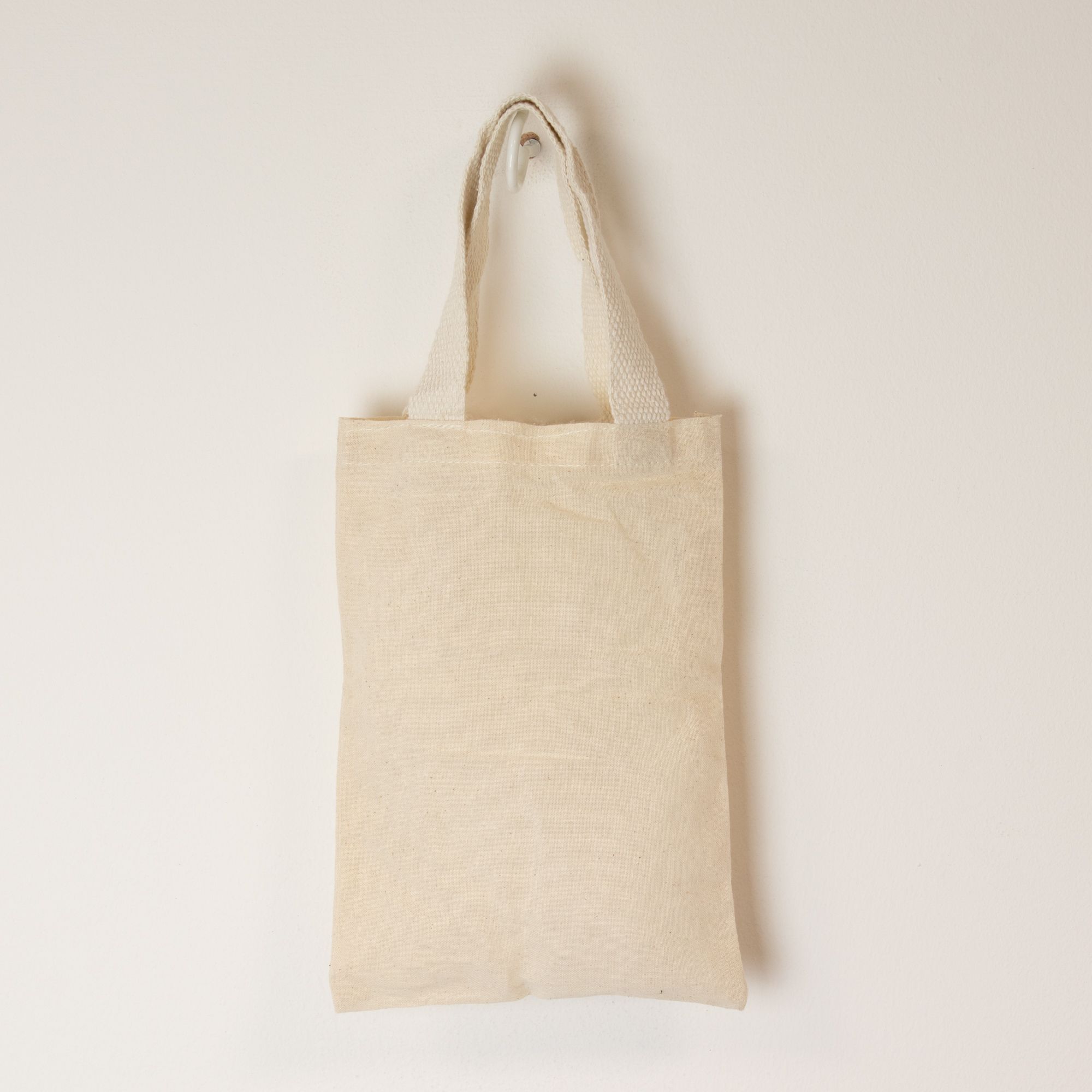 Nomad Sari Icónica Bolsa Tote de Regalo Mini - Sin impresión- (25x18cm) - Natural 4oz