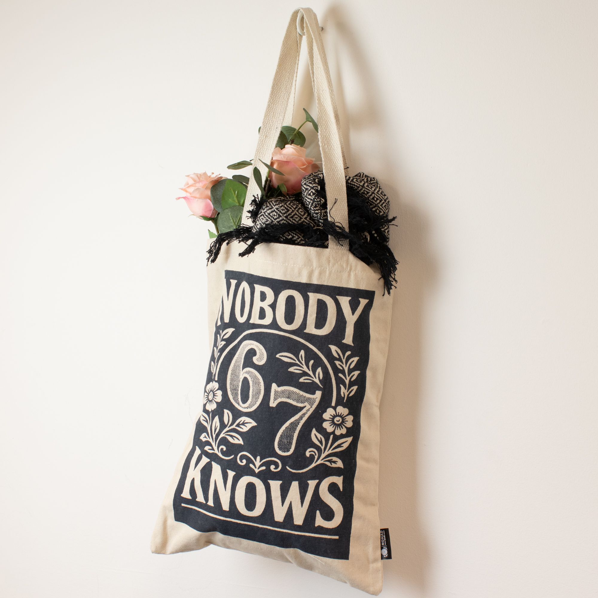 Nomad Sari Iconic Toni Bolso Tote - Nobody Knows 67 - Natural 10oz - Imagen 4