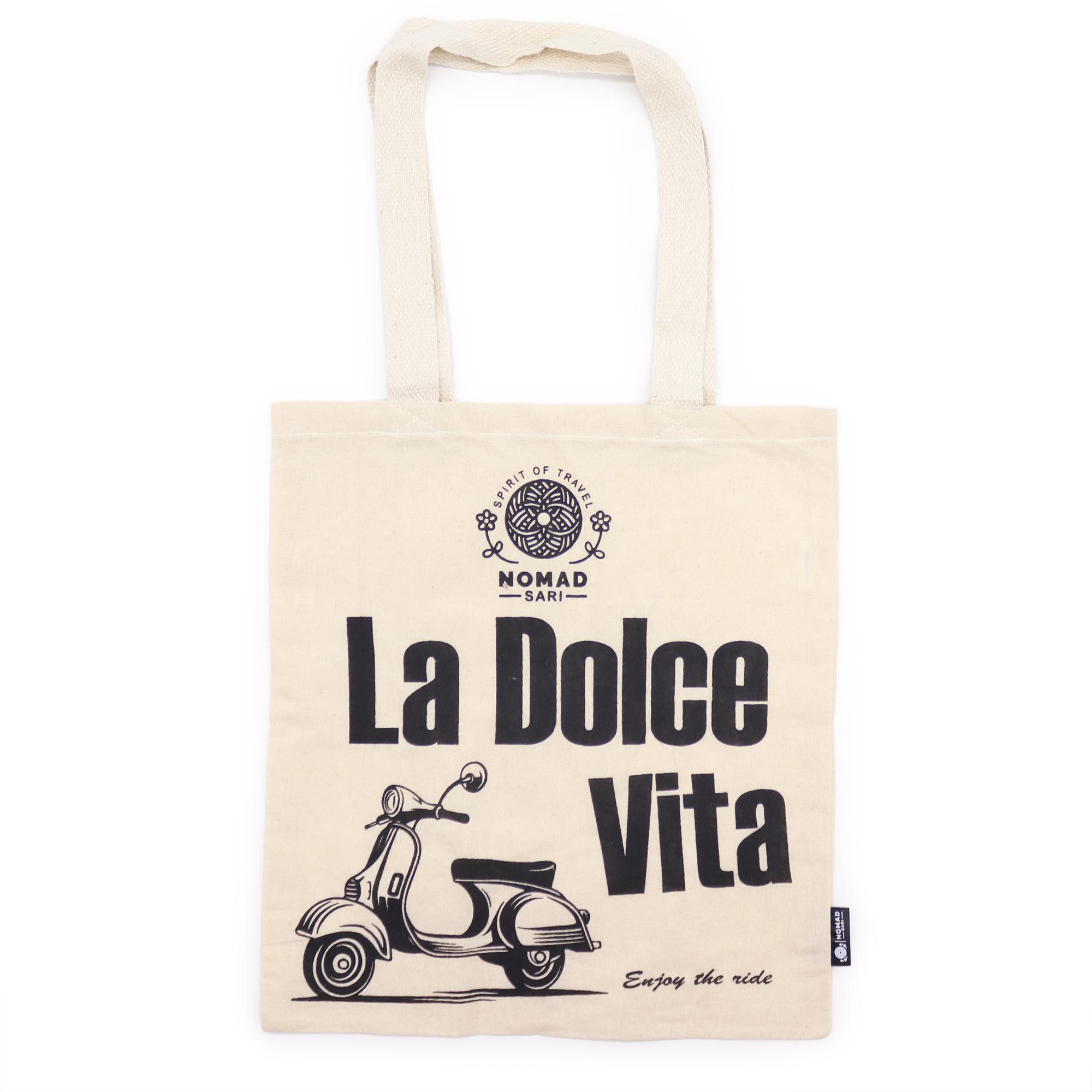 Bolso Básico Icónico - La Dolce Vita - (40x36cm) - Natural 4oz - Imagen 4